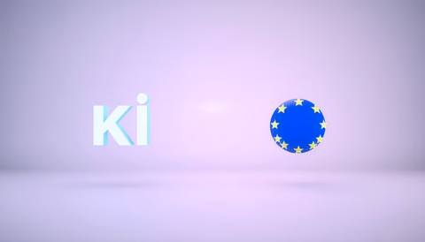 Geopolitische Darstellung von KI-Technologien und strategischen Interessen zwischen China und Europa.