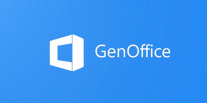 Logo und Benutzeroberfläche der GenOffice KI-Office-Suite von Genspark.