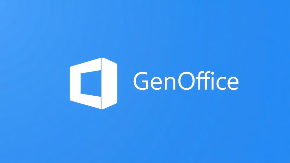 Logo und Benutzeroberfläche der GenOffice KI-Office-Suite von Genspark.