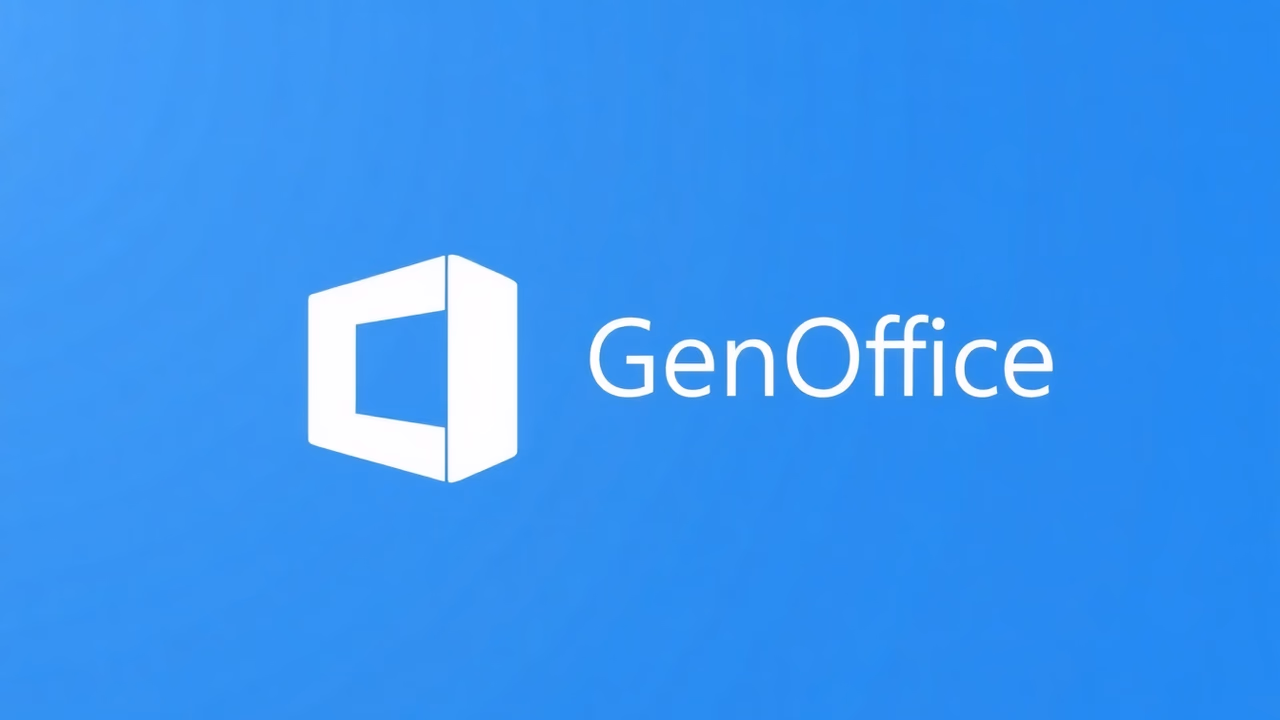 Logo und Benutzeroberfläche der GenOffice KI-Office-Suite von Genspark.