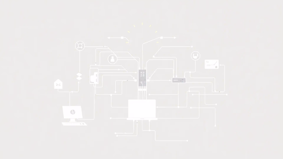 Technische Illustration zur Rolle der künstlichen Intelligenz in der Telekommunikation