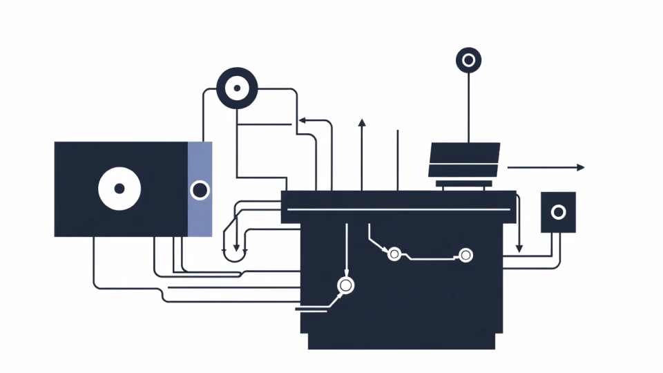 Minimalistische technische Illustration des automatisierten Spielverhaltens mit KI