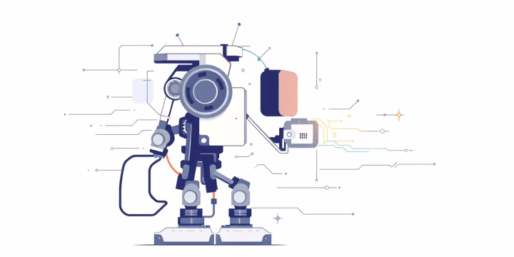 Technische Darstellung der intelligenten Robotik