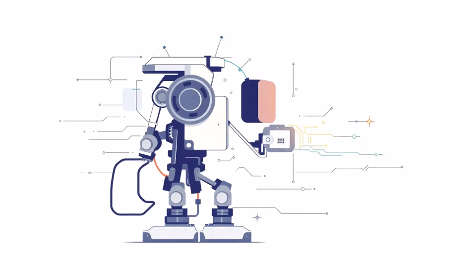 Technische Darstellung der intelligenten Robotik
