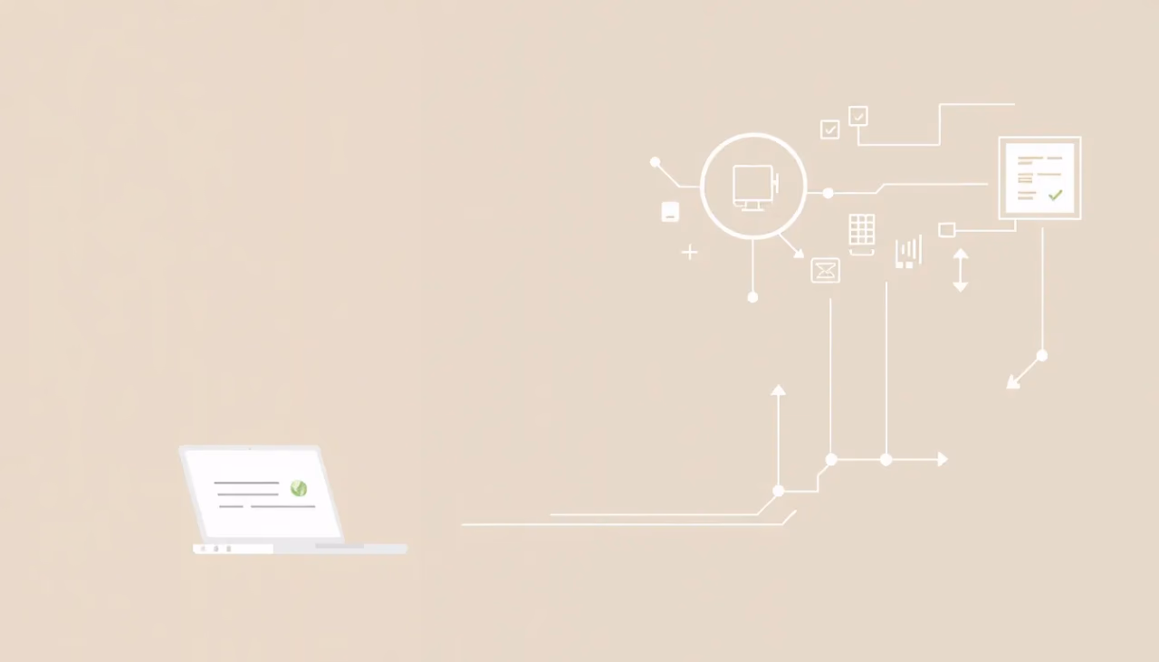 Technische Illustration zur automatisierten Sprachverarbeitung