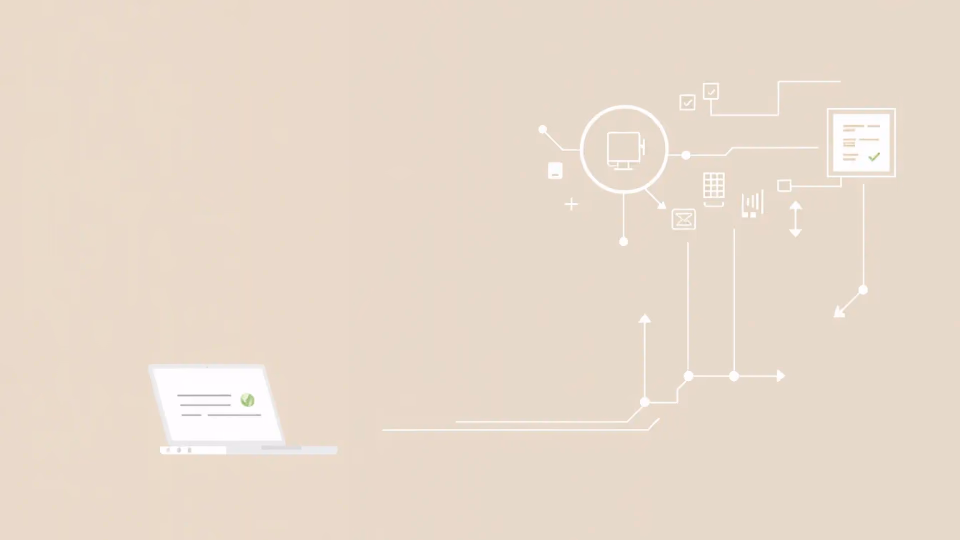 Technische Illustration zur automatisierten Sprachverarbeitung