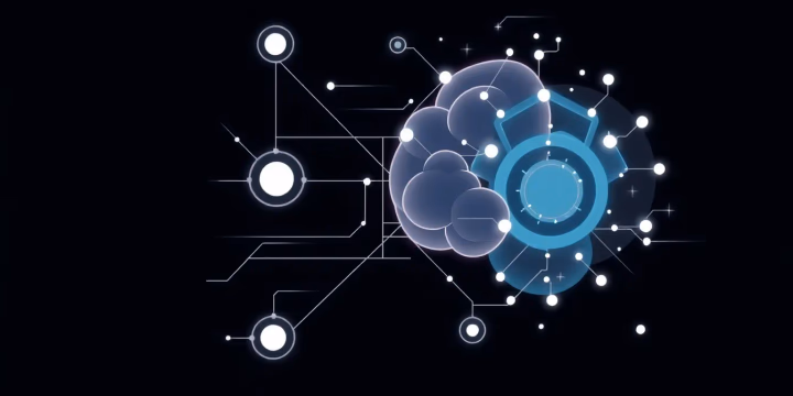 Technische Darstellung der augmentierten Intelligenz