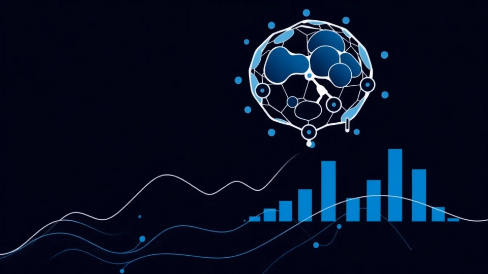 Illustration von Künstlicher Intelligenz in der Finanzanalyse