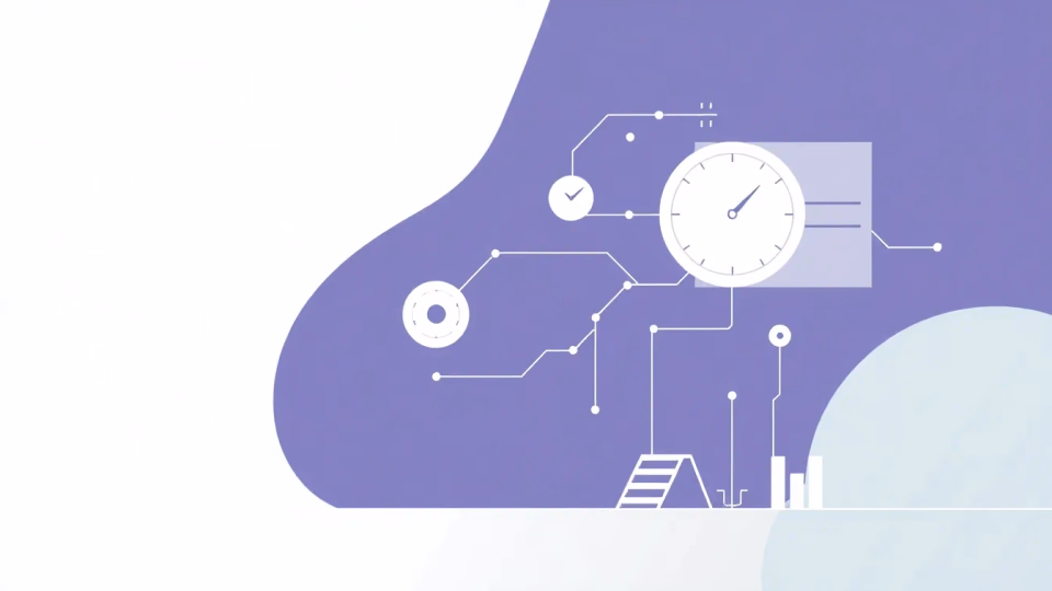 Minimalistische technische Illustration von wissenschaftlicher KI