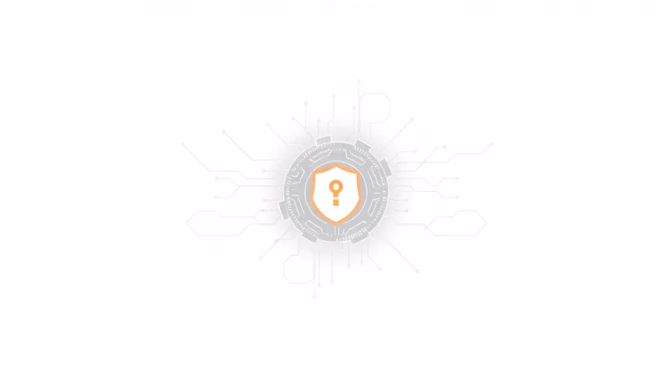Technische Illustration der Künstlichen Intelligenz in der Cybersicherheit