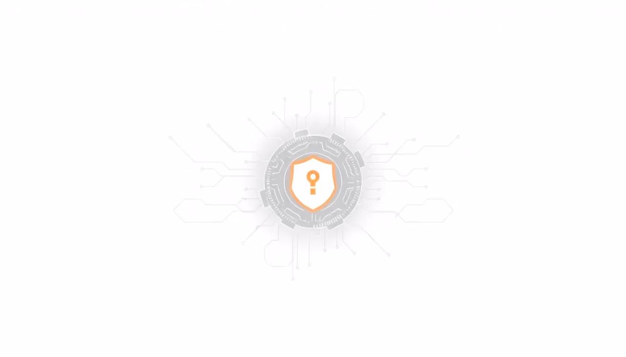 Technische Illustration der Künstlichen Intelligenz in der Cybersicherheit