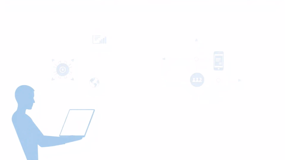 Minimalistische technische Darstellung von Künstlicher Intelligenz in Echtzeitkommunikation