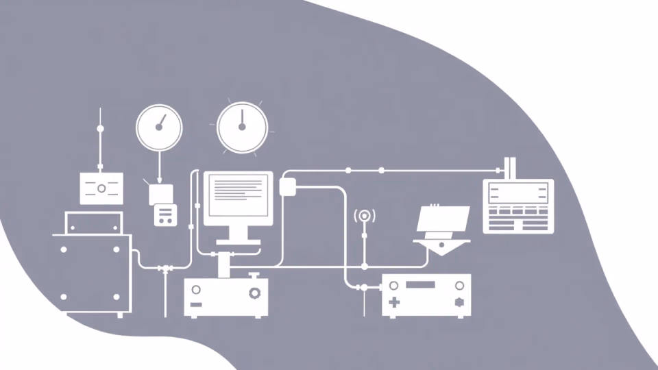 Technische Illustration von automatisierten Arbeitsabläufen mit KI