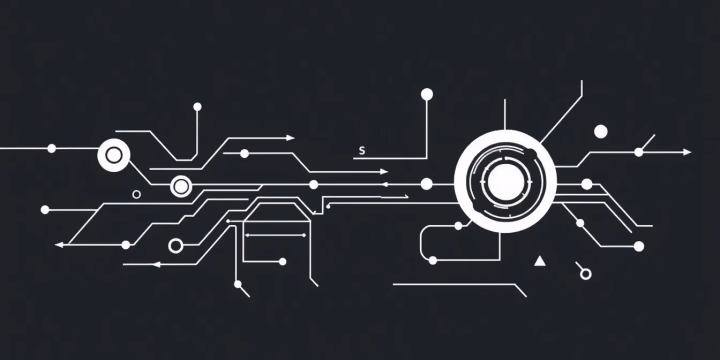 Technische Illustration zur Spracherkennung in der KI