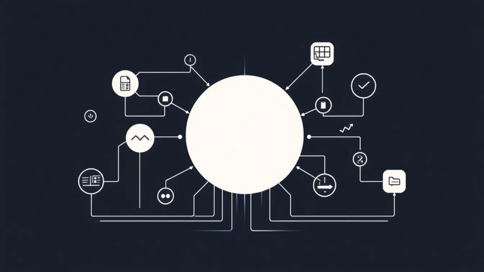 Technische Illustration intelligenter Sprachassistenz Systeme