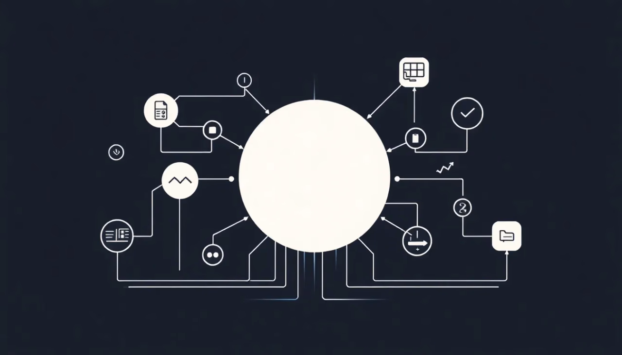 Technische Illustration intelligenter Sprachassistenz Systeme