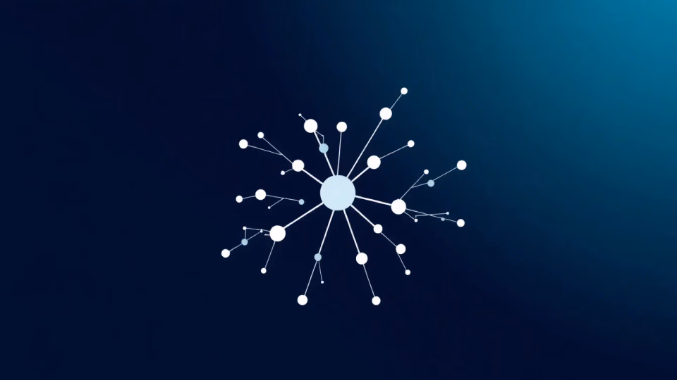 Illustration von neuronalen Netzwerkstrukturen