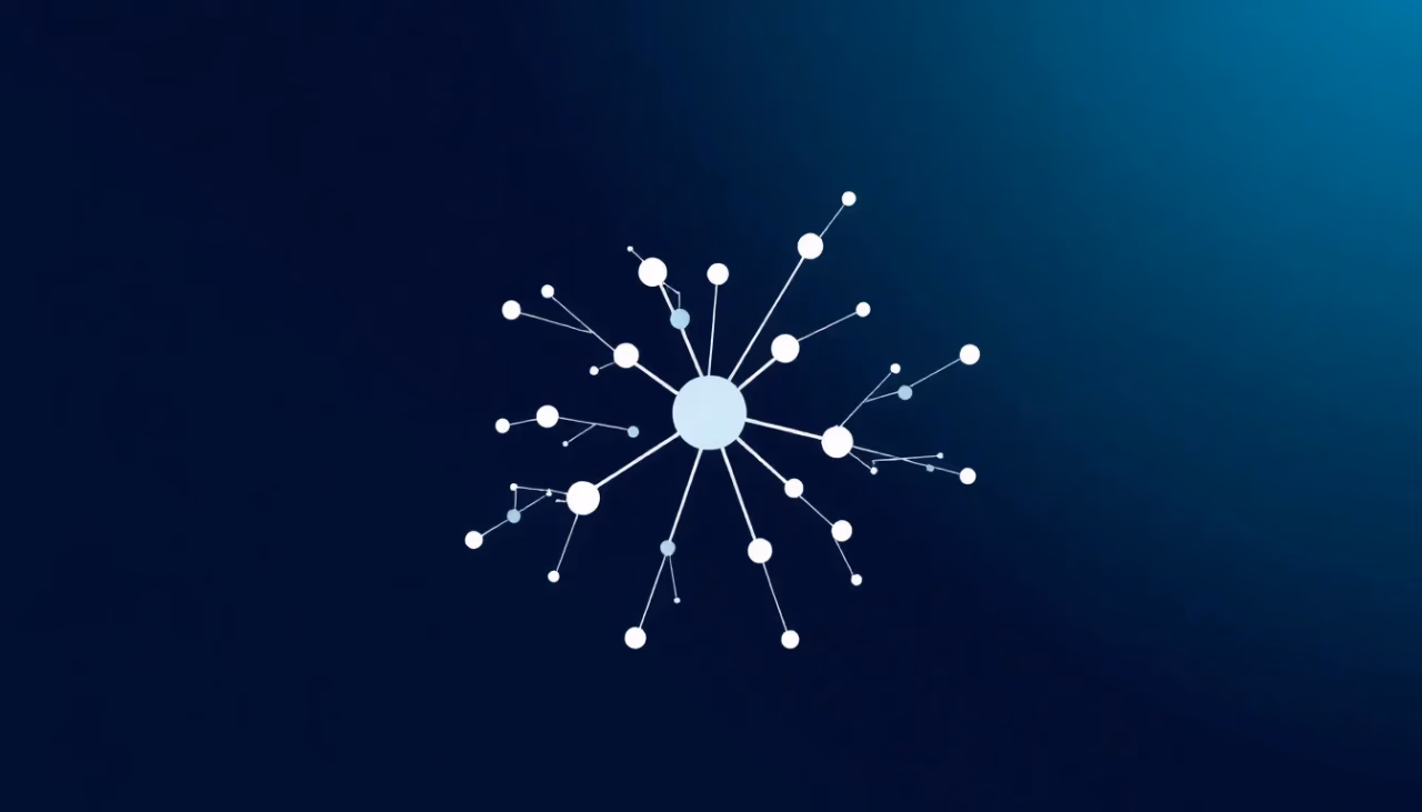 Illustration von neuronalen Netzwerkstrukturen