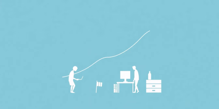 Illustration zum Einfluss von KI auf die Arbeitnehmerproduktivität