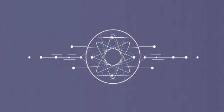 Technologische Illustration zum Thema Quantencomputing in KI