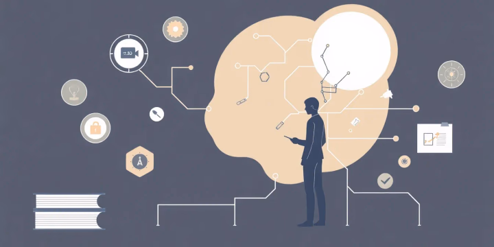 Technologische Darstellung von Künstlicher Intelligenz in der Bildung