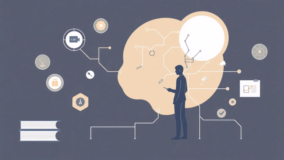 Technologische Darstellung von Künstlicher Intelligenz in der Bildung
