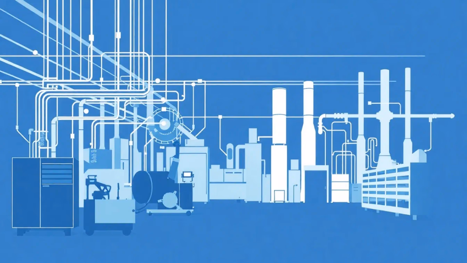 Illustration zur zielgerichteten Automatisierung in der Industrie