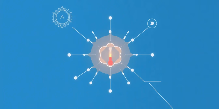 Illustration von Künstlicher Intelligenz in der Pharmaforschung