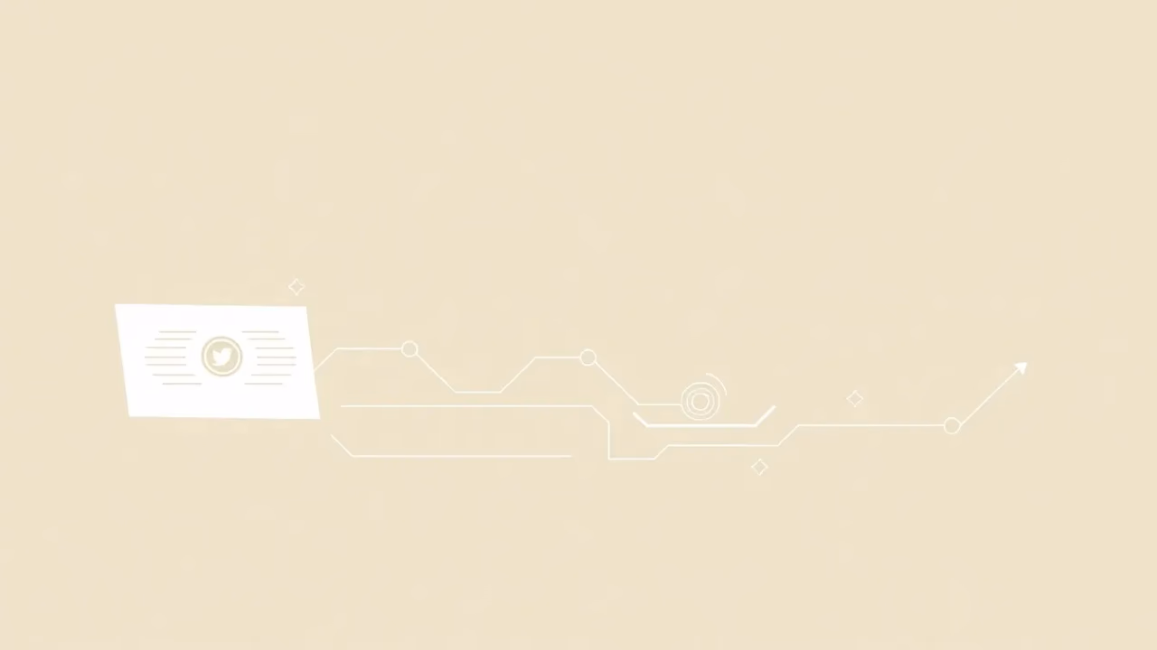 Eine abstrakte, minimalistische technische Illustration von Human-Centered AI Design.