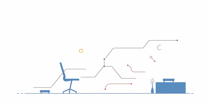 Technische Illustration von adaptivem Verstärkungslernen