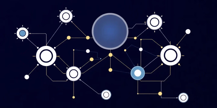 Technische Illustration der realen Anwendungen von generativer KI