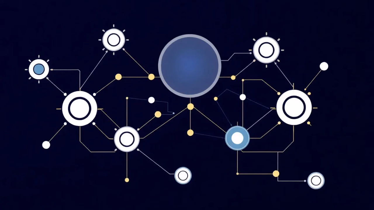 Technische Illustration der realen Anwendungen von generativer KI