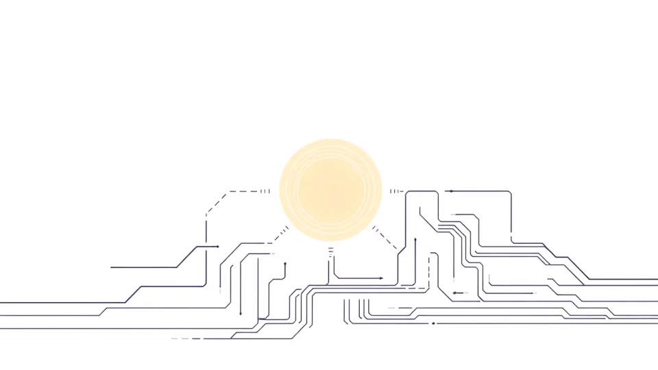 Illustration von Schlüsseltechnologien in der KI
