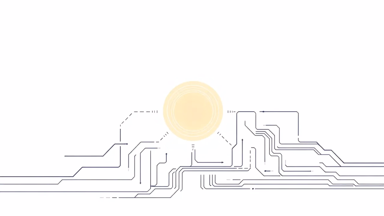 Illustration von Schlüsseltechnologien in der KI