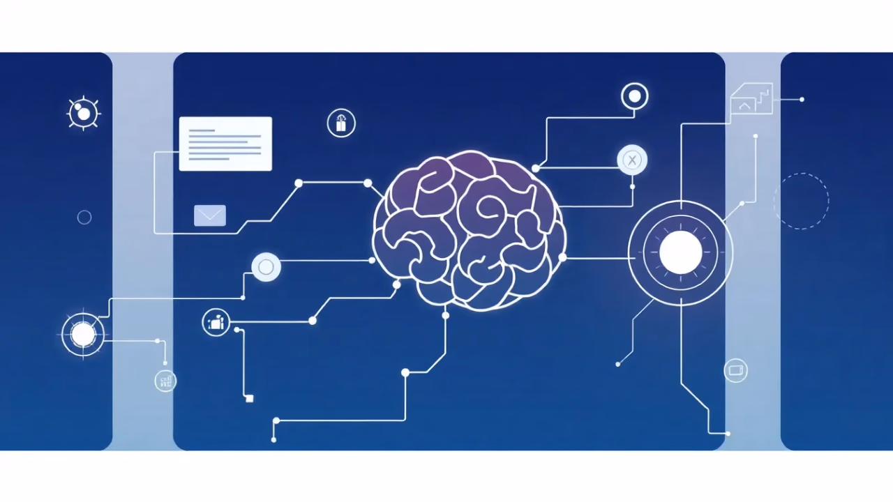 Illustration der Anwendungen von künstlicher Intelligenz in der Forschung