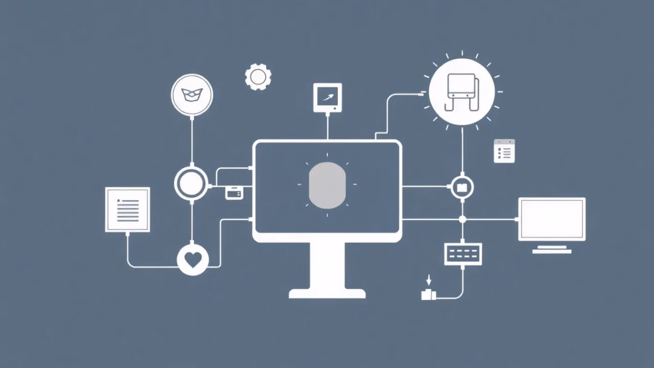 Technische Illustration intelligenter Bildverarbeitungssysteme