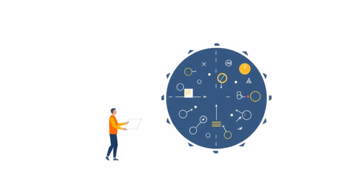Illustration zu ethischen Fragestellungen in der KI-Entwicklung