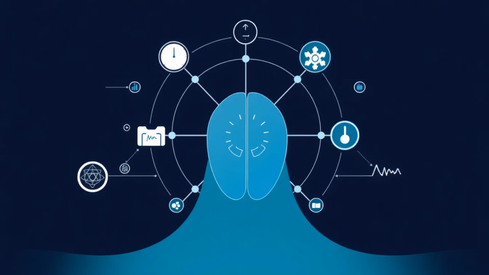 Technologische Illustration der KI in der medizinischen Diagnostik