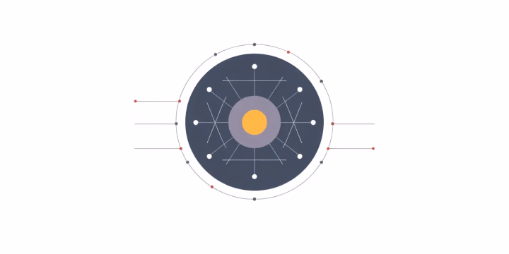Technische Illustration von adaptiven Affordances in KI