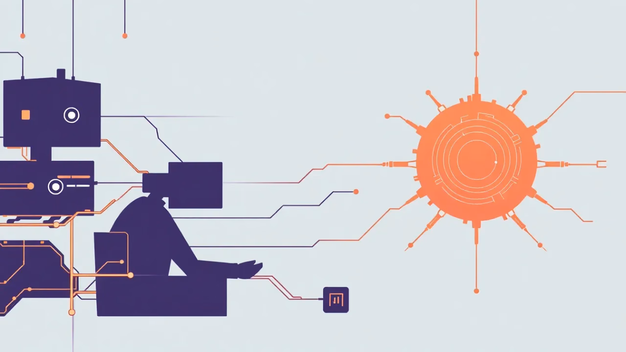 Illustration zur künstlichen Intelligenz in der Spielindustrie