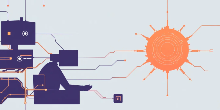 Illustration zur künstlichen Intelligenz in der Spielindustrie