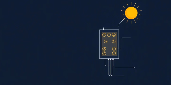 Technische Illustration von Künstlicher Intelligenz in Energiespeicherung
