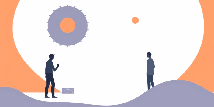 Technische Illustration zur aktiven Entscheidungsfindung durch KI
