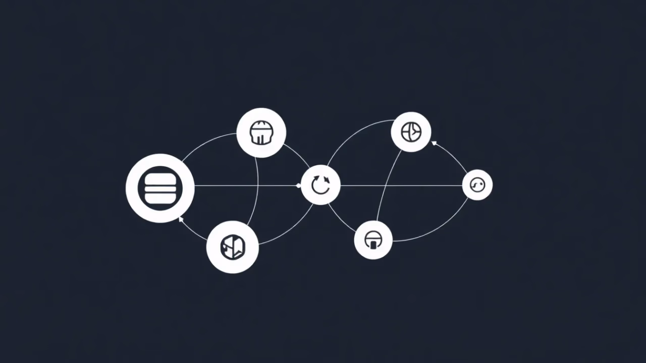 Technische Darstellung von adaptivem Risikomanagement in KI