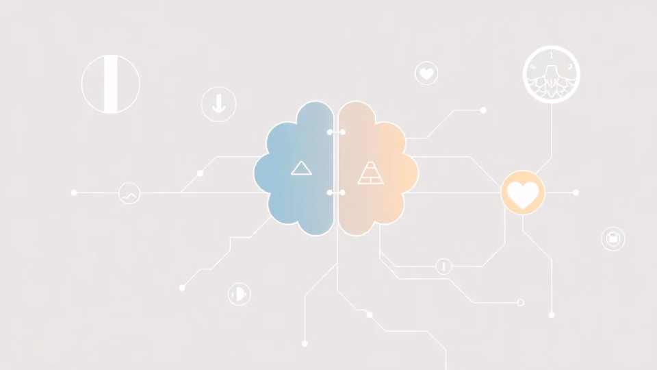 Minimalistische technische Illustration zum Thema Künstliche Intelligenz im Gesundheitswesen