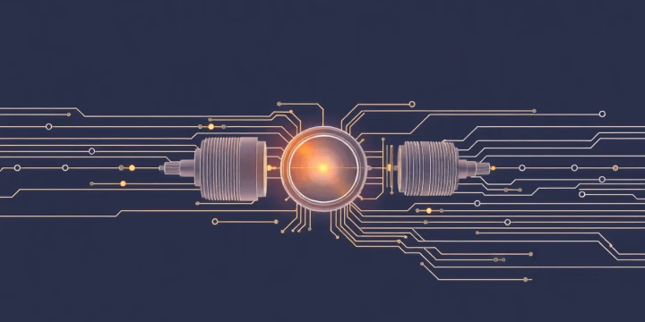 Technische Darstellung von adaptiven Sensoren in der KI