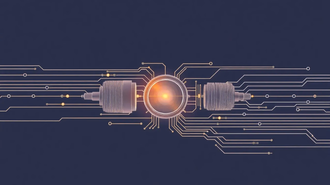 Technische Darstellung von adaptiven Sensoren in der KI