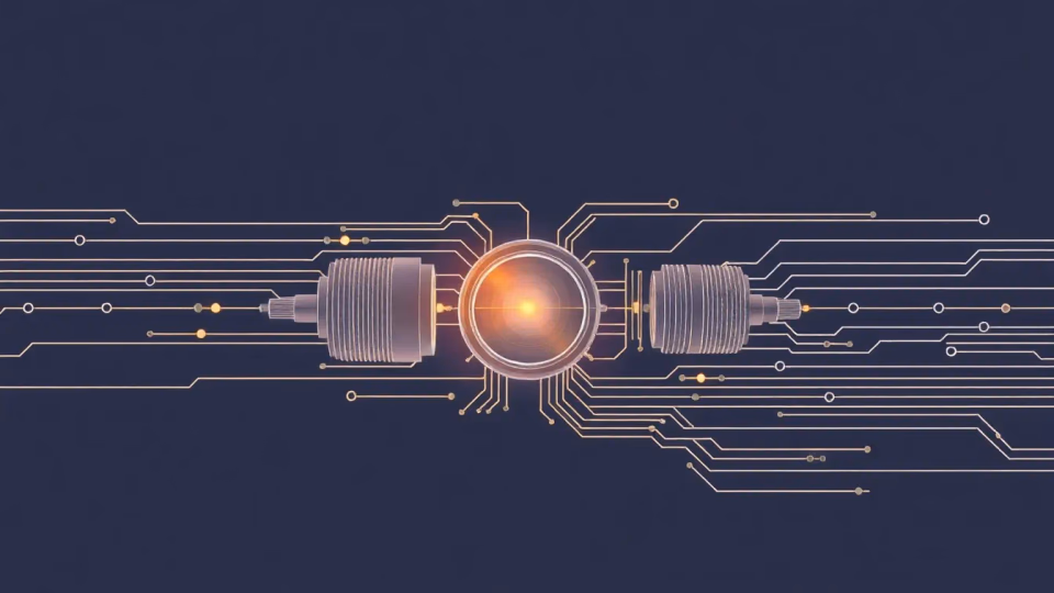 Technische Darstellung von adaptiven Sensoren in der KI