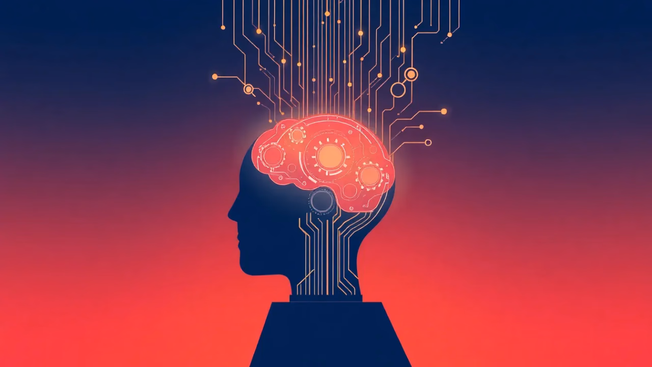 Technische Illustration zu emotionaler Intelligenz in Maschinen