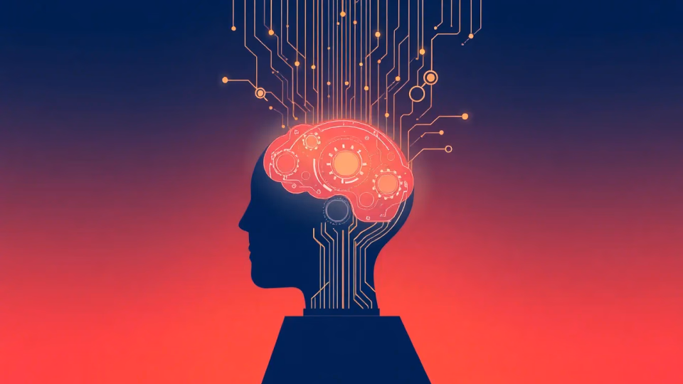 Technische Illustration zu emotionaler Intelligenz in Maschinen